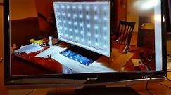 Repair a Sharp Aquos HDTV CCFL Backlighting lamps with LED upgrade