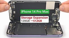 iPhone 14 Pro Max Storage Expansion | 128GB To 512GB