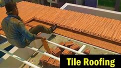 How is Tile Roofing done/ Clay roof tiles - A2Z Construction details