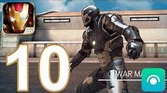 Iron Man 3: The Official Game - Gameplay Walkthrough Part 10 - LIVING LASER (iOS, Android)