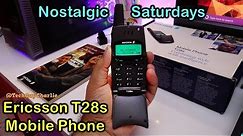 Ericsson T28s mobile phone from 1999 - Nostalgic Saturdays