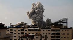 Gaza City as Israel strikes back against devastating Hamas terror attacks