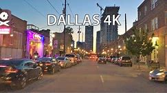 Dallas 4K - Night Drive - Driving Downtown - USA