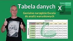 21. Genialne narzędzie Excela do analiz warunkowych - Tabela danych