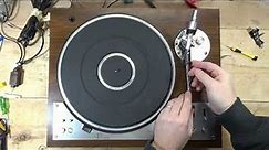 Pioneer PL 530 Turntable Repair Part 1 - Evaluating the Turntable and Adjusting the Speed