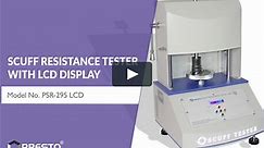Scuff Resistance Tester with LCD Display- Model No. PSR-295 LCD Manufacturers