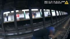 NYPD officers, bystander save man who fell on subway tracks