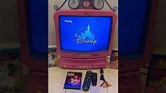 Disney Princess 19” CRT TV DVD VCR Combo