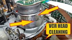 How to Clean VCR Heads. Cleaning VHS Video Recorder Head , HiFi Sound