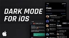 Designing Dark Mode for iOS Apps - Tutorial