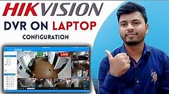 how to connect hikvision dvr to laptop || how to connect hikvision dvr to mobile || Tech Zams