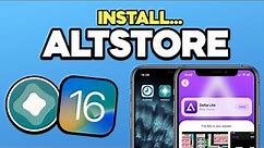 How to INSTALL ALTSTORE ON YOUR IPHONE (2023)