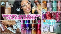 FIRST IMPRESSIONS RATING VICTORIAS SECRET & PINK HOLIDAY SCENTS + PINK CLOTHING HAUL FT TEDDY BLAKE!