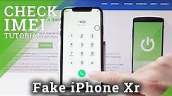 How to Check IMEI Number on Fake iPhone Xr - IMEI & Serial Number