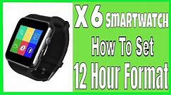 X6 Smartwatch, How to set the time “Troubleshooting”