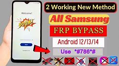 Samsung Android 14 FRP Bypass || Google Account Remove Android 14