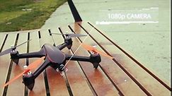 Force1 Drones with Camera and GPS – B2W Shadow MJX Bugs 2 Long Range Drone for Adults and Kids w/ 1080P HD Camera, Auto Return and Extra Battery
