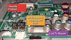 LG 32 inch LCD TV Standby Problem Repairing|Solution|Motherboard Fault |Main board Replacement|Fix