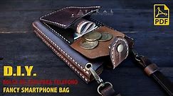 Making a 2 in 1/ Smartphone Bag & Wallet, Pattern Available
