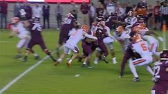 Bhayshul Tuten powers into end zone for Virginia Tech TD