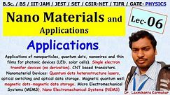L6_Nano Materials & Applications _Applications_SED_MEMS_NEMS_CNT_LED_Solar cells_Optical Switching