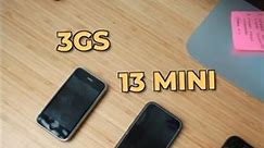 iPhone 3Gs vs iPhone 13 Mini? #apple #iphone