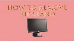 How to remove an HP monitor stand #HP #Remove #compaq #Detach