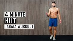4 Minute- HIIT Tabata Workout (w/ Ash Crawford)