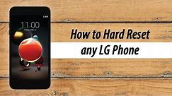 How to Hard Reset Any LG Phone