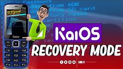 How to show kaiOs Phone recovery mode | KaiOs phone Tutorial | SMB iT