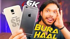 I Bought iPhone 6 and Samsung S5 in 2023 . 10Yrs Old Phone Review
