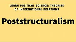7. Poststructuralism Approach
