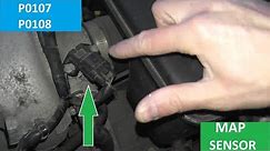 Map Sensor P0107 and P0108 | How to Test and Replace