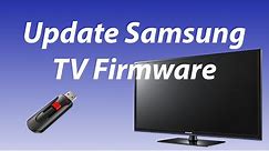 How To Upgrade Software Version on a Samsung TV (Non-Smart-TV)