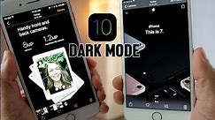 Hidden iOS 10 Dark Mode, Take a closer look and you'll see