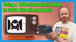 Using a ZX81 made from all new parts | PART 2 | #sinclair #zx81
