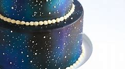 Airbrushed Galaxy Cake Tutorial- Rosie's Dessert Spot