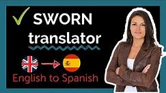 💼 Certified translation ENGLISH to SPANISH | SWORN TRANSLATOR 💼