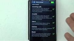Samsung Galaxy S4 - Voice Commands