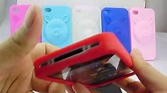 3D Pig Silicone Case for iPhone 4S-Extremely Cute