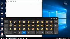 Emoji Keyboard | How to Use Emoji in Windows 10, 8 or 8.1...