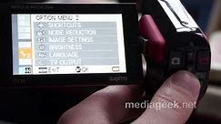 How to use manual controls on the Sanyo Xacti camcorders