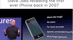 Steve Jobs unveiled the first iPhone to the world on January 9, 2007, during a keynote address at the Macworld Conference in San Francisco. This revolutionary device was introduced as a “three-in-one” product — a widescreen iPod with touch controls, a revolutionary mobile phone, and a breakthrough Internet communications device. Jobs’ presentation, marked by his charismatic stage presence, showcased the iPhone’s sleek design and its novel user interface featuring a multi-touch display that allow