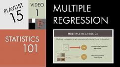 Statistics 101: Multiple Linear Regression, The Very Basics 📈
