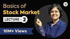Basics of Stock Market For Beginners Lecture 2 By CA Rachana Phadke Ranade