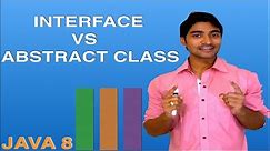 TOP 6 difference between Abstract class and Interface in JAVA || Must know facts