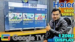 Haier 55 Inch 4K Smart TV QLED With Google TV | Haier 55S800UX