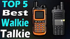 TOP 5 Best Digital Walkie Talkie Review In 2024