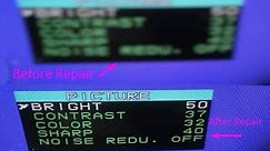 How To Repair Blurry Display Of CRT Television - Very Useful