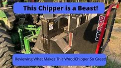 New Wood Chipper Review: The Woodmaxx MX-9900 PTO Powered Wood Chipper on John Deere 4044M Tractor